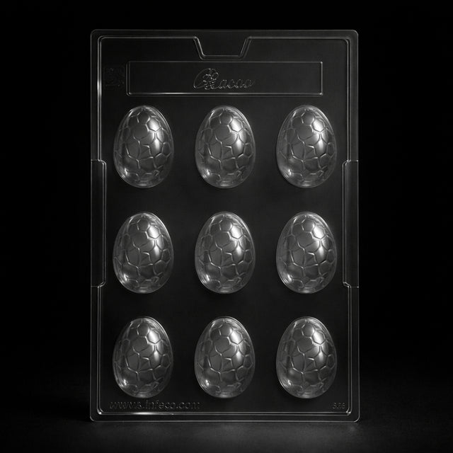 Mould 80 | Crack Pattern Egg Chocolate Mold | 9 Cavity | Pack of 1
