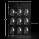 Mould 80 | Crack Pattern Egg Chocolate Mold | 9 Cavity | Pack of 1