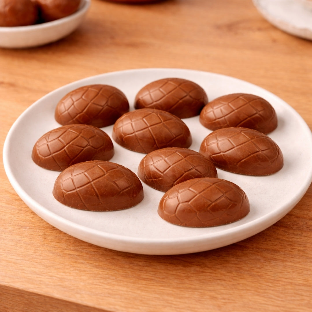 Mould 80 | Crack Pattern Egg Chocolate Mold | 9 Cavity | Pack of 1