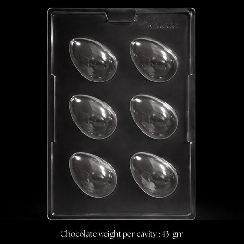 Mould 258 |  Egg Chocolate Mold | 9 Cavity | Pack of 1