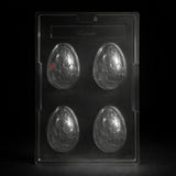Mould 81 | Crack Pattern Egg Chocolate Mold | 4 Cavity | Pack of 1 
