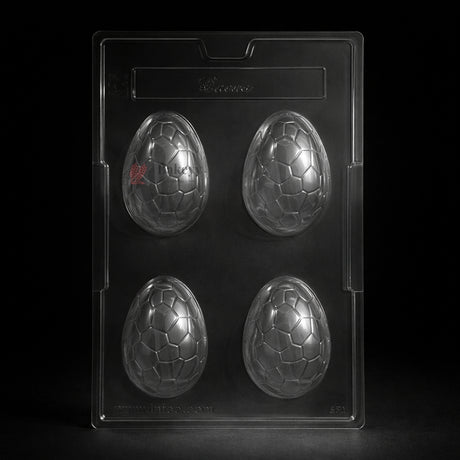 Mould 81 | Crack Pattern Egg Chocolate Mold | 4 Cavity | Pack of 1 