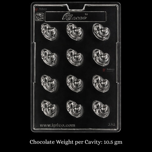 Mould - 338 | Mini Chick Chocolate Mould | 4 Cavity | Pack of 1