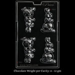 Mould_-_657_Geometric_Rabbit_Design_1 - Bakeyy.com