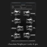 Mould 224 | Rose Bud Chocolate Mould | 3D Floral Chocolate Shape | 8 Cavity | Pack of 1