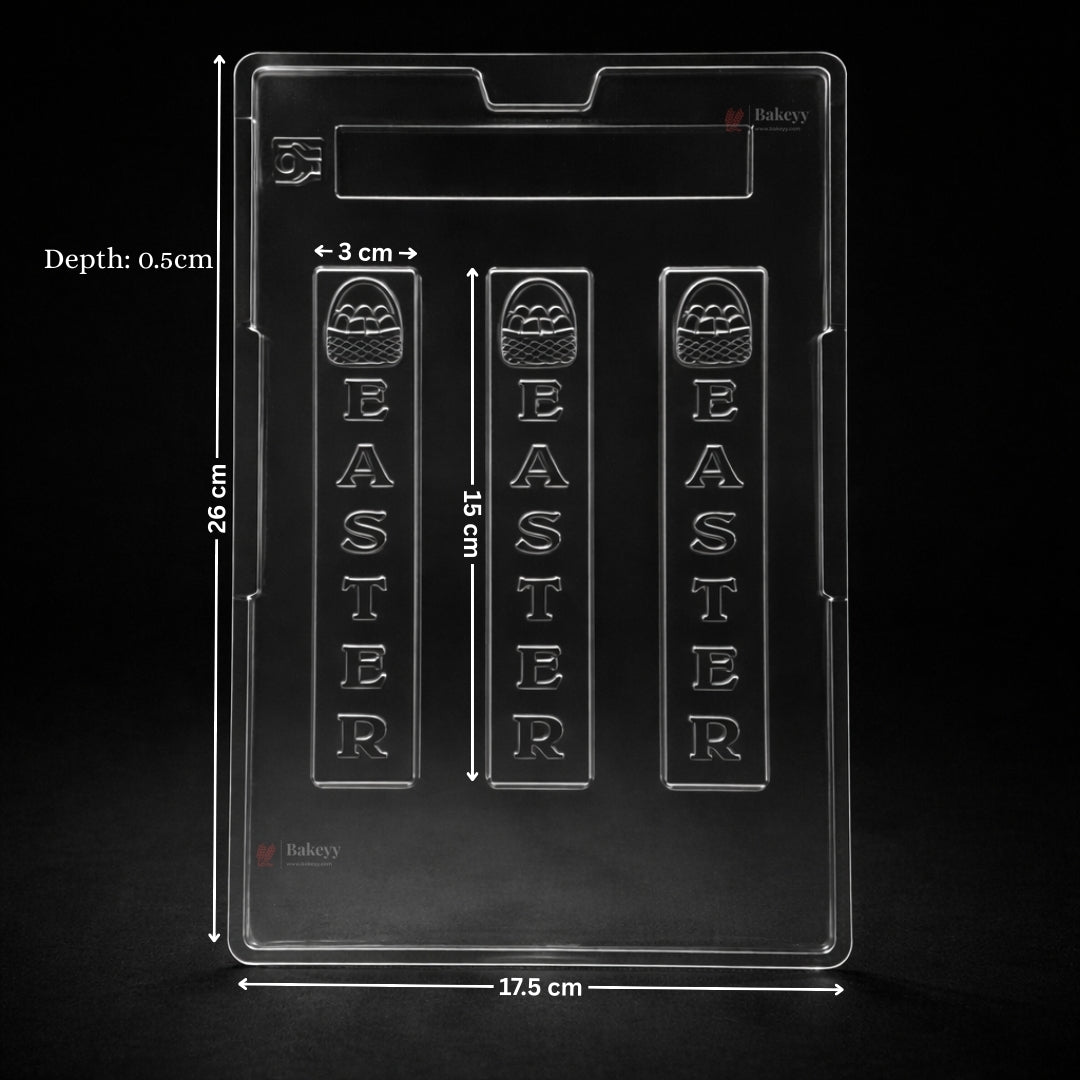 Mould 252 | Easter Chocolate Mould | 3 Cavity | Pack of 1