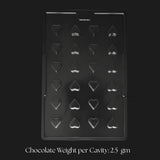 Mould 365 | Mini Heart Chocolate Mould | Little Hearts Chocolate Shape | 24 Cavity | Pack of 1
