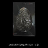 Mould 416 | Decorative Easter Egg Chocolate Mould | 1 Cavity | Pack of 1