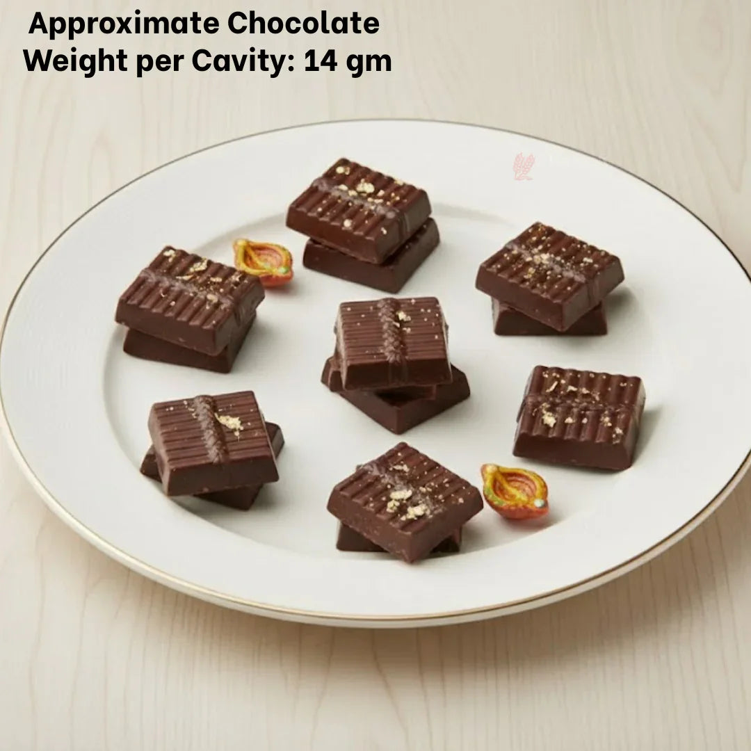 Mould 515- Cacao Chocolate Mould | Baking Accessories | Plastic Chocolate Mould | Party Favor Mould | Pack of 1