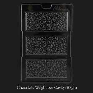 Mould_571_Mini_Heart_textured_Rectangular_Chocolate_Bar_Mould_3_Cavities_Baking_Accessories_Pack_of_1 - Bakeyy.com
