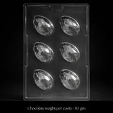 Mould 656 | Geometric Egg Chocolate Mold | 6 Cavity | Pack of 1