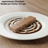 Mould 659 | Cacao Rectangular Cavity Design Mould | Baking Accessories | Plastic Chocolate Mould | Party Favor Mould | Pack of 1