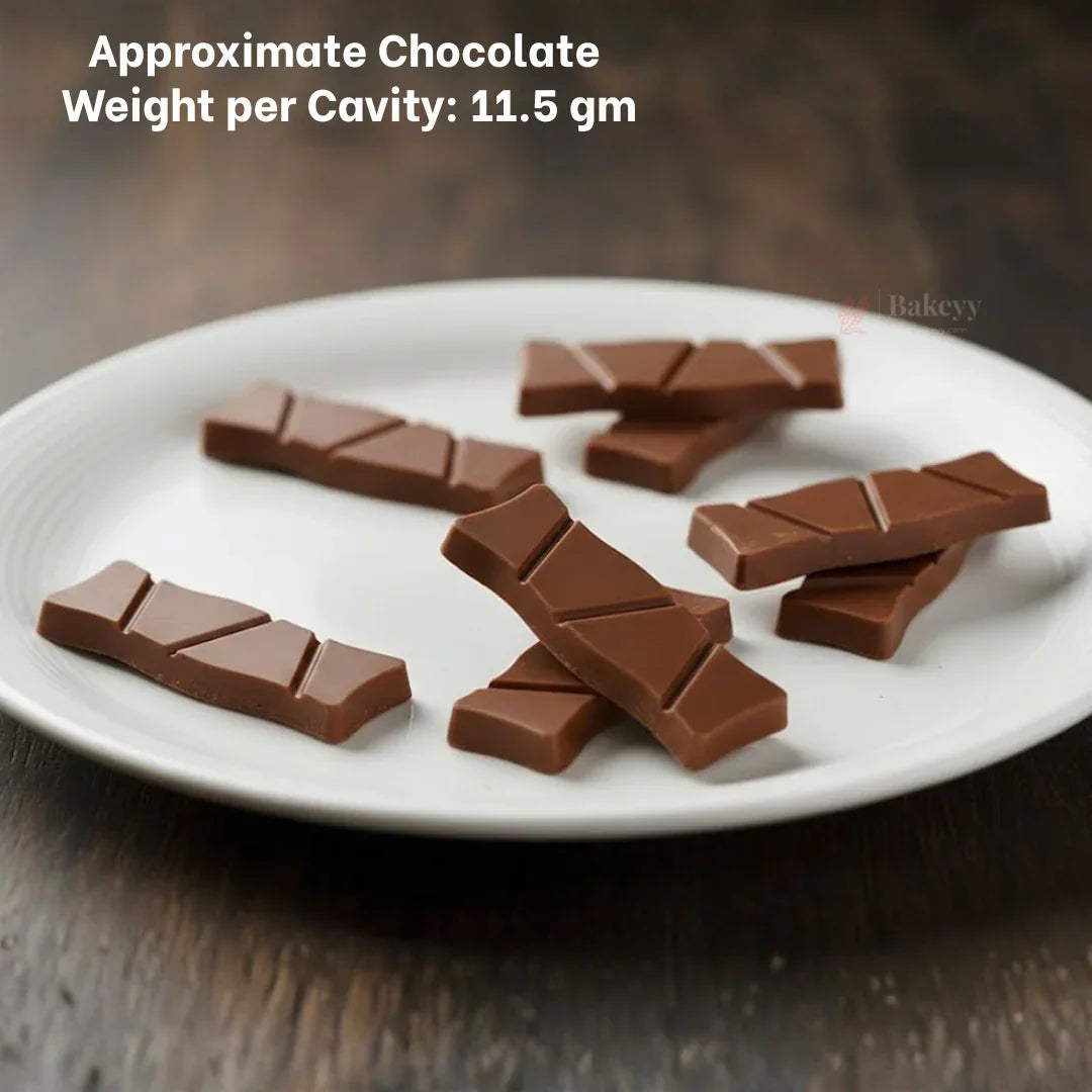 Mould 661-Cacao Chocolate Bar Mould | Baking Accessories | Plastic Chocolate Mould | Party Favor Mould | Pack of 1