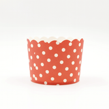 Polka Dots Flower Muffin Cup | Pack of 50
