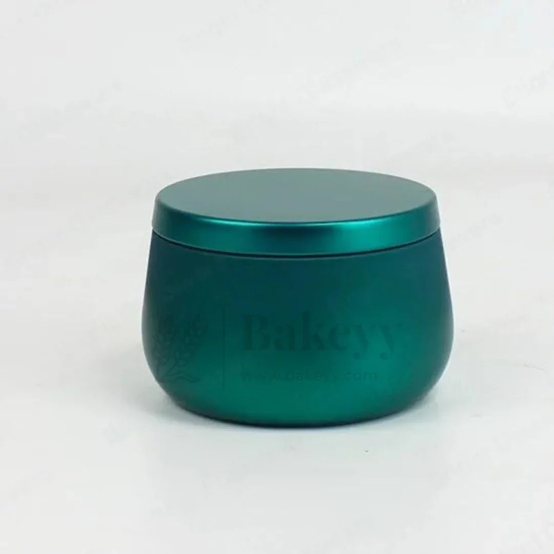 Green Candle Tin Box | 5x7.5cm| Empty Decorative Tin Box | Chocolate Box | Candy Box | Gift Box | Pack Of 4 - Bakeyy.com - India - Green Candle Tin Box | 5x7.5cm| Empty Decorative Tin Box | Chocolate Box | Candy Box | Gift Box | Pack Of 4 - Pack of 4