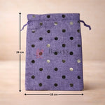 Natural_Jute_With_Silver_Dots_Premium_Colour_Jute_Potli_Bags_Pack_Of_10_7 - Bakeyy.com