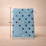 Natural_Jute_With_Silver_Dots_Premium_Colour_Jute_Potli_Bags_Pack_Of_10_8 - Bakeyy.com