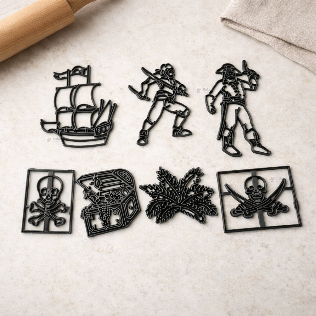 Nautical Theme Cookie Cutter Set | Pirate & Ocean Adventure Collection | Pack of 1