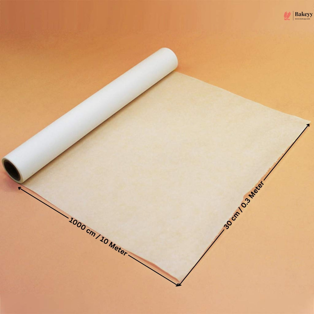 Non-Stick Baking Paper Roll | Butter Paper for Oven & Cooking | 10 Meter | Pack of 1