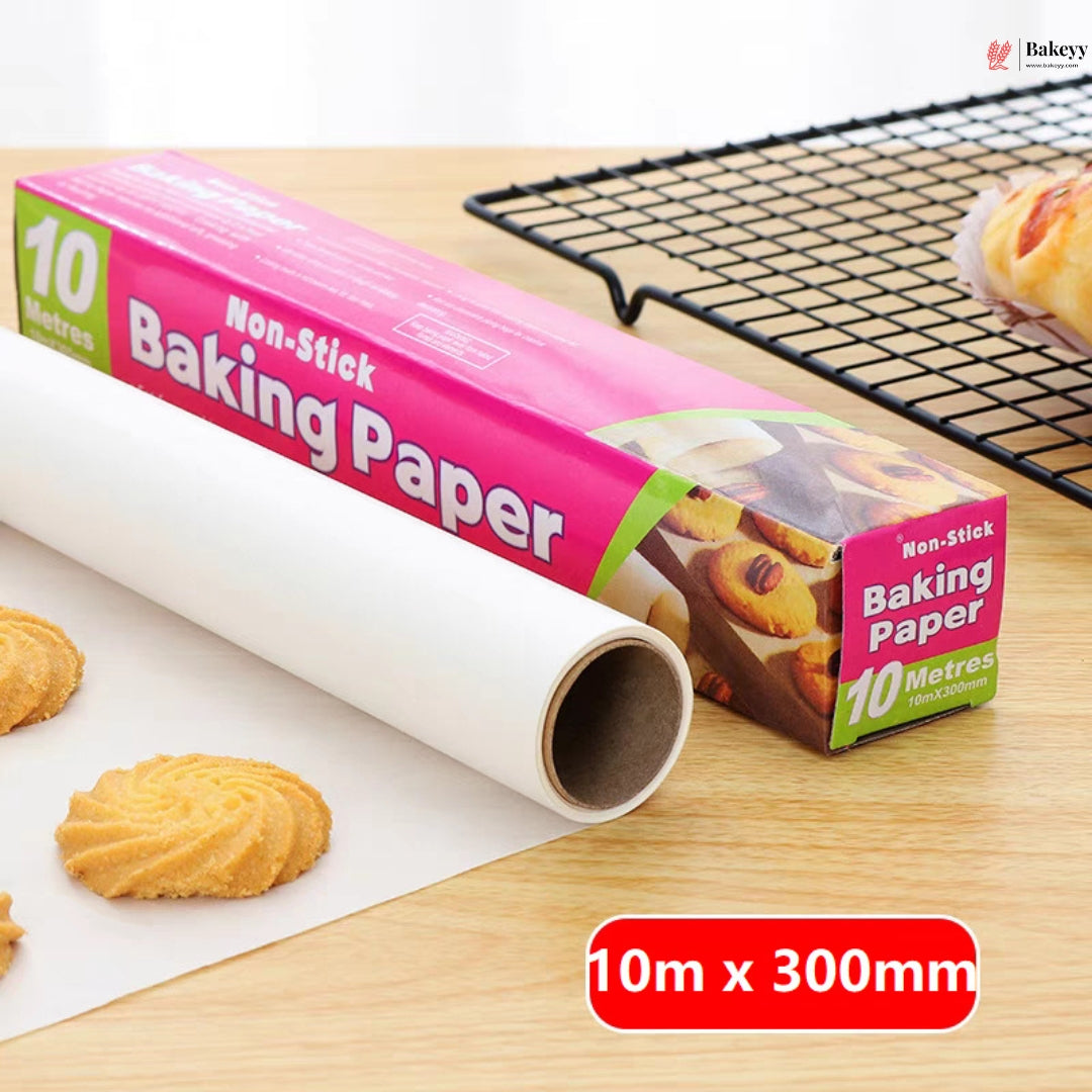 Non-Stick Baking Paper Roll | Butter Paper for Oven & Cooking | 10 Meter | Pack of 1