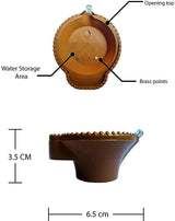 Modern Diwali Lighting: Water-Activated LED Diya for Festive Brilliance (Pack Of 6)