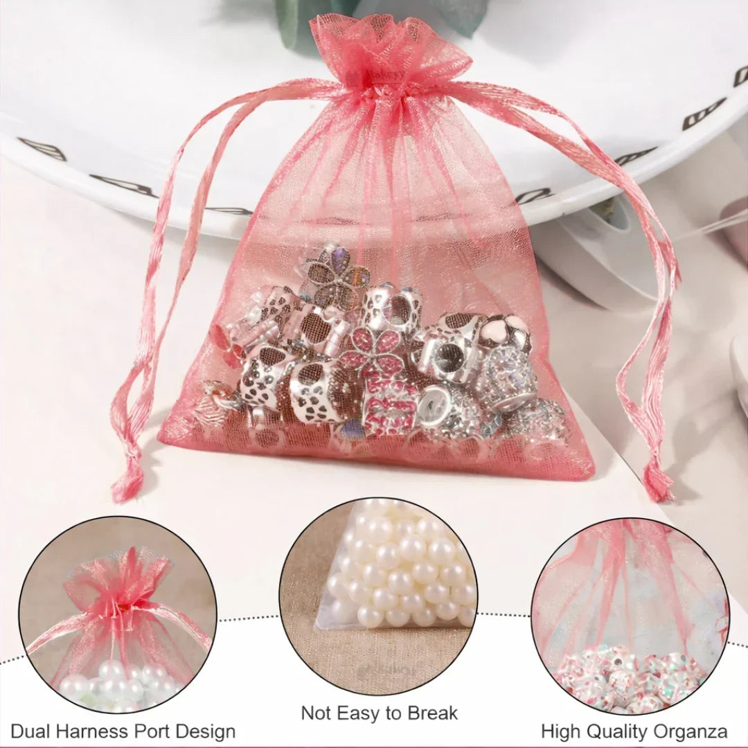 Organza_Potli_Bags_Drawstring_Bags_Red_Color_9 - Bakeyy.com