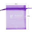 Organza Potli Bag - Bakeyy.com - India - Organza Potli Bag - Light purple / 20x25 Cm-Pack of 50