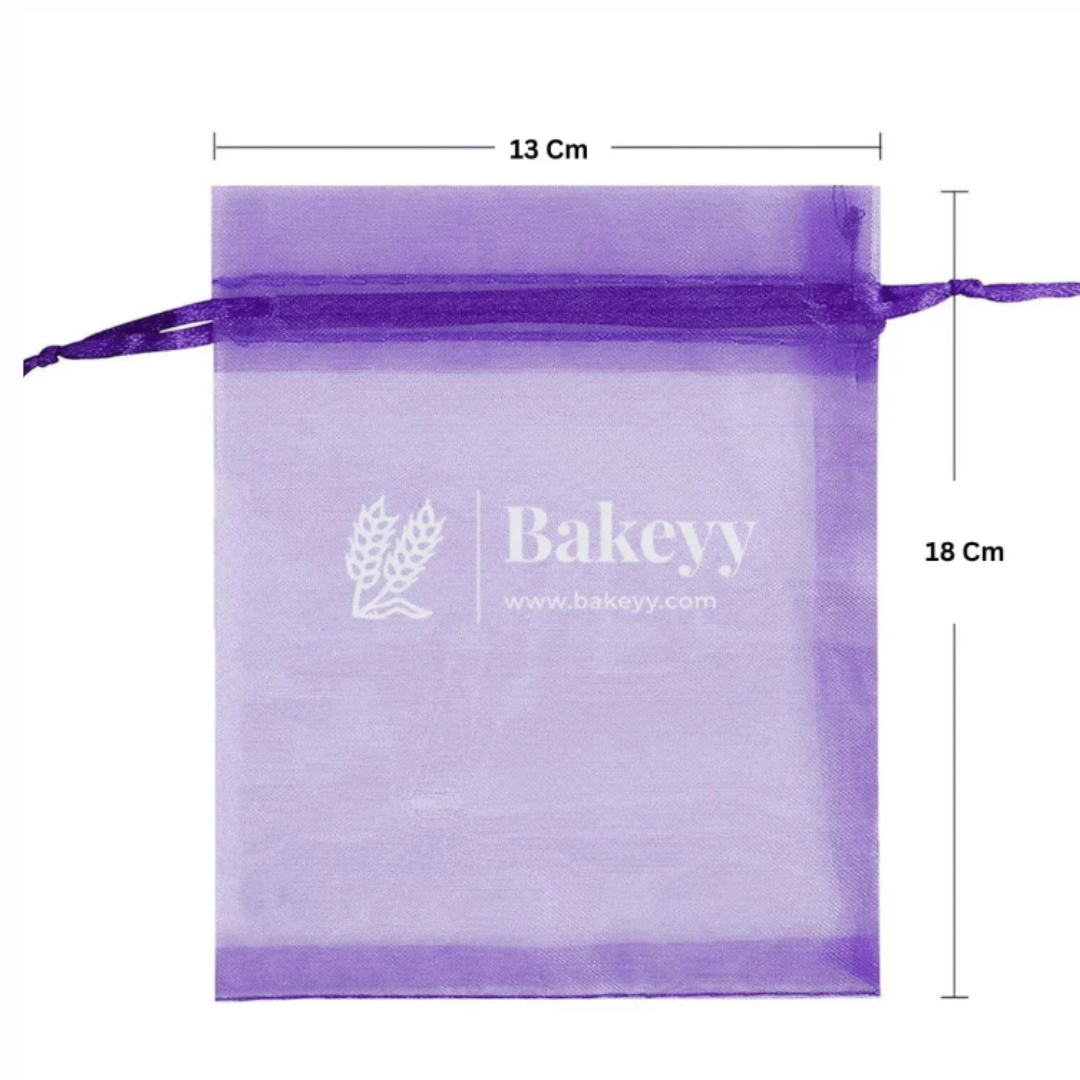 Organza Potli Bag - Bakeyy.com - India - Organza Potli Bag - Light Pink / 7x9Cm-Pack of 99