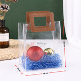 PVC Transparent Handle Gift Bag (18×20×9 cm) | Premium Clear Carry Bag for Gifting, Hampers & Return Gifts | Pack of 2