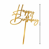 6 Inch Acrylic Cake Topper | Decorative Cake Topper for Celebrations | Assorted designs | Pack of 1