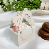 Paper Box with Ribbon | Chocolate Box | Pack Of 10 | Candy Box | Return Gift Box | - Bakeyy.com - India - Paper Box with Ribbon | Chocolate Box | Pack Of 10 | Candy Box | Return Gift Box | - Off-White
