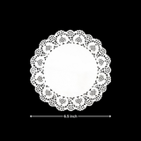 Paper Doilies | Round Decorative Paper Placemats for Desert | Tableware Decoration | Lace Doilies | Pack of 100 - Bakeyy.com - India - Paper Doilies | Round Decorative Paper Placemats for Desert | Tableware Decoration | Lace Doilies | Pack of 100 - 3.5 Inch
