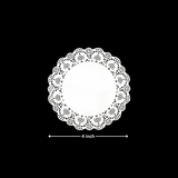 Paper Doilies | Round Decorative Paper Placemats for Desert | Tableware Decoration | Lace Doilies | Pack of 100 - Bakeyy.com - India - Paper Doilies | Round Decorative Paper Placemats for Desert | Tableware Decoration | Lace Doilies | Pack of 100 - 4 Inch