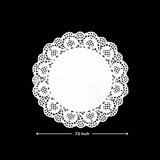 Paper Doilies | Round Decorative Paper Placemats for Desert | Tableware Decoration | Lace Doilies | Pack of 100 - Bakeyy.com - India - Paper Doilies | Round Decorative Paper Placemats for Desert | Tableware Decoration | Lace Doilies | Pack of 100 - 7.5 Inch
