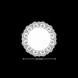 Paper Doilies | Round Decorative Paper Placemats for Desert | Tableware Decoration | Lace Doilies | Pack of 100 - Bakeyy.com - India - Paper Doilies | Round Decorative Paper Placemats for Desert | Tableware Decoration | Lace Doilies | Pack of 100 - 3.5 Inch