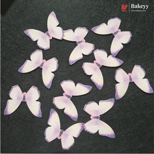 Pastel Wing Butterfly Cake Topper For Cake Decoration | 10 Butterfly Per Pack | Pack of 1