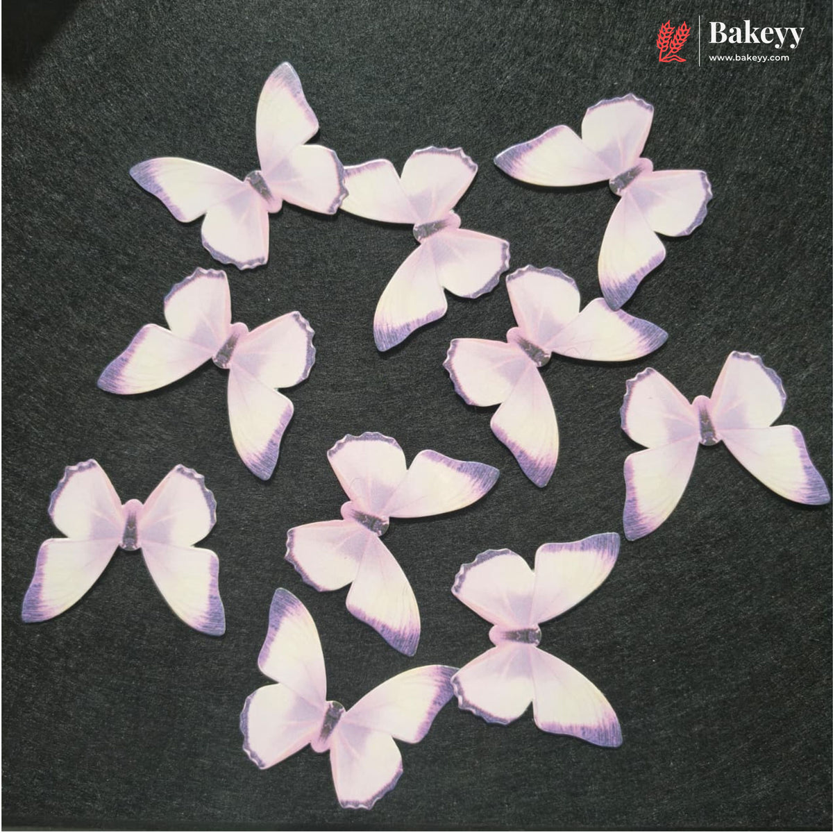 Pastel Wing Butterfly Cake Topper For Cake Decoration | 10 Butterfly Per Pack | Pack of 1
