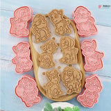 Paw Patrol Theme Cookie Cutter & Embosser Set | 6 Piece | Pack of 1