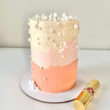 White Edible Pearl Sprinkles - 7  Sizes Mix