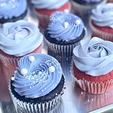 White Edible Pearl Sprinkles - 7  Sizes Mix