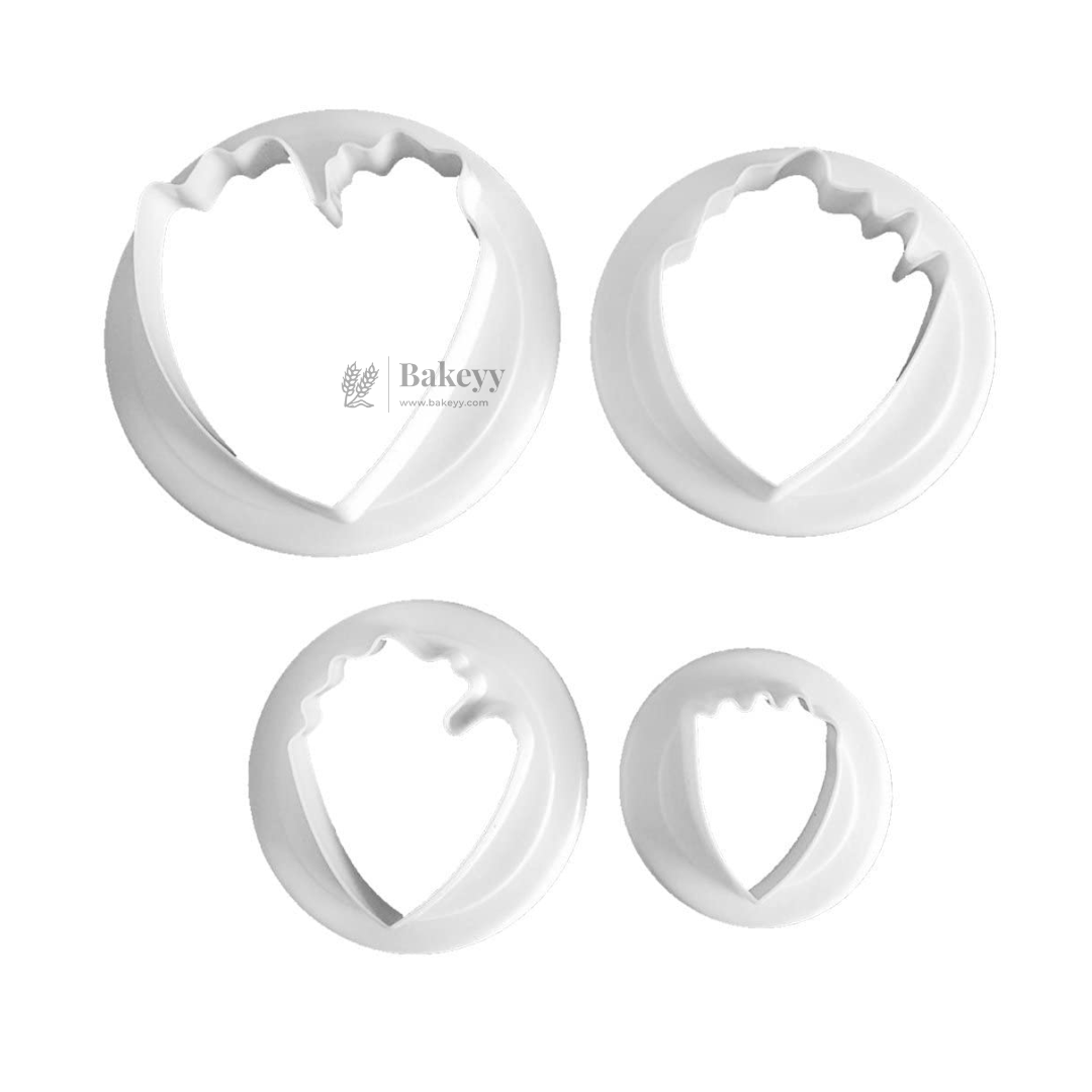 Peony Flower Fondant Cutter Set | Multi-Size Petal Cutters for Realistic Sugar Flowers | Pack of 4