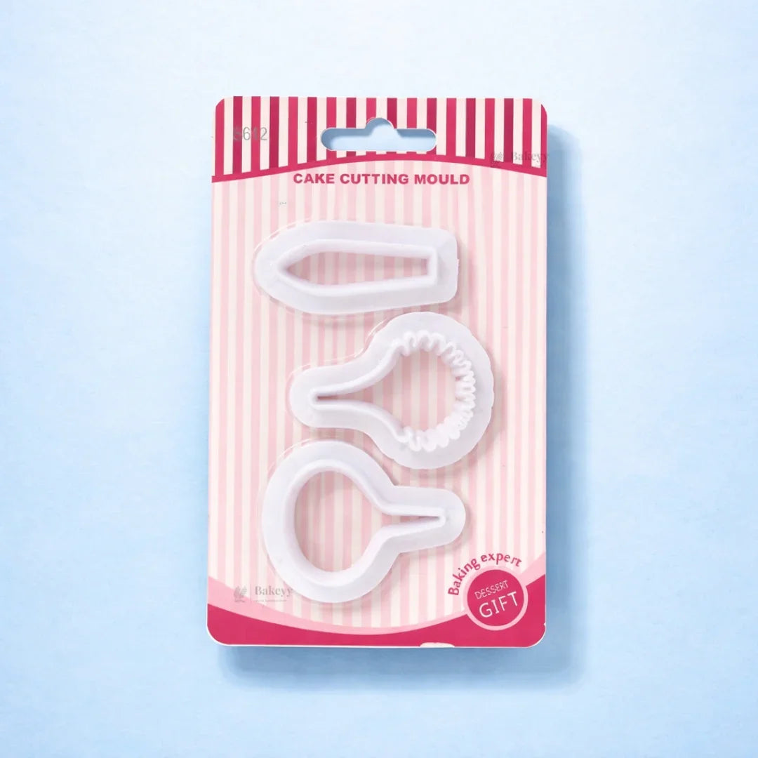 Petal Shaper Cutter Set | 3 Piece | Pack of 1