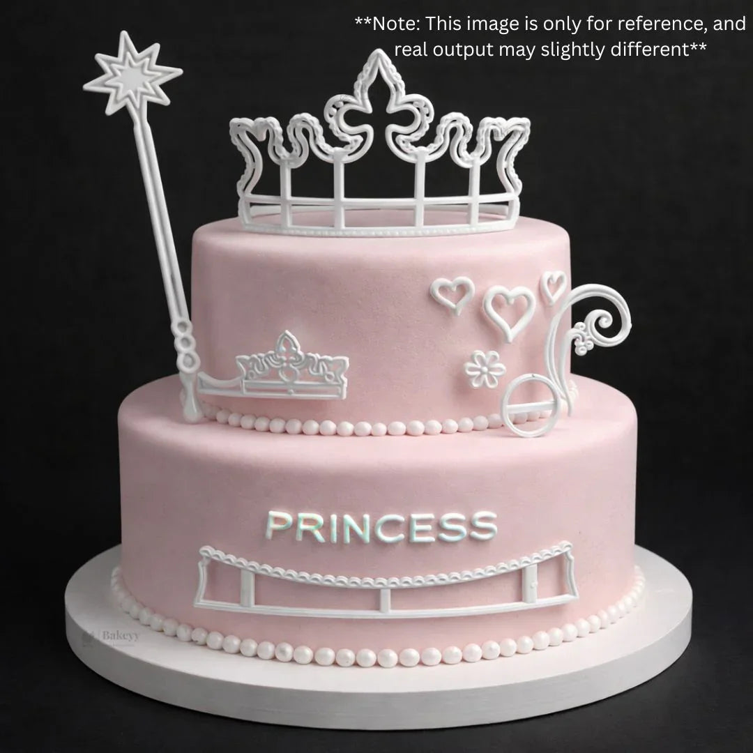 Crown Theme Fondant Cutter Set | 11 Piece | Pack of 1