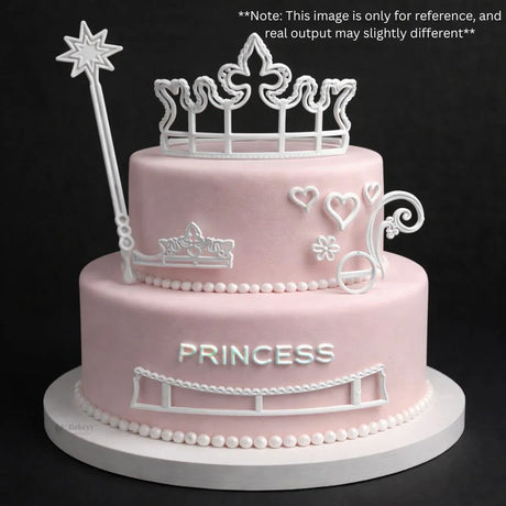 Crown Theme Fondant Cutter Set | 11 Piece | Pack of 1