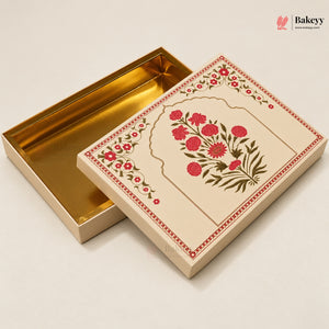 Pink Floral Printed Sweet & Chocolate Gift Box | With & Without Cavity | Multiple Capacities