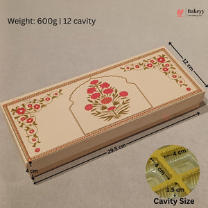 Pink Floral Printed Sweet & Chocolate Gift Box | With & Without Cavity | Multiple Capacities