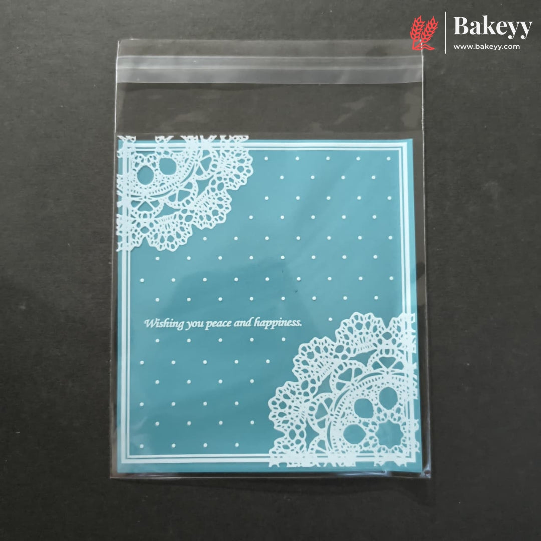 11x10cm | Printed Self-Seal Cookie Pouch | Multiple Designs | Pack of 100