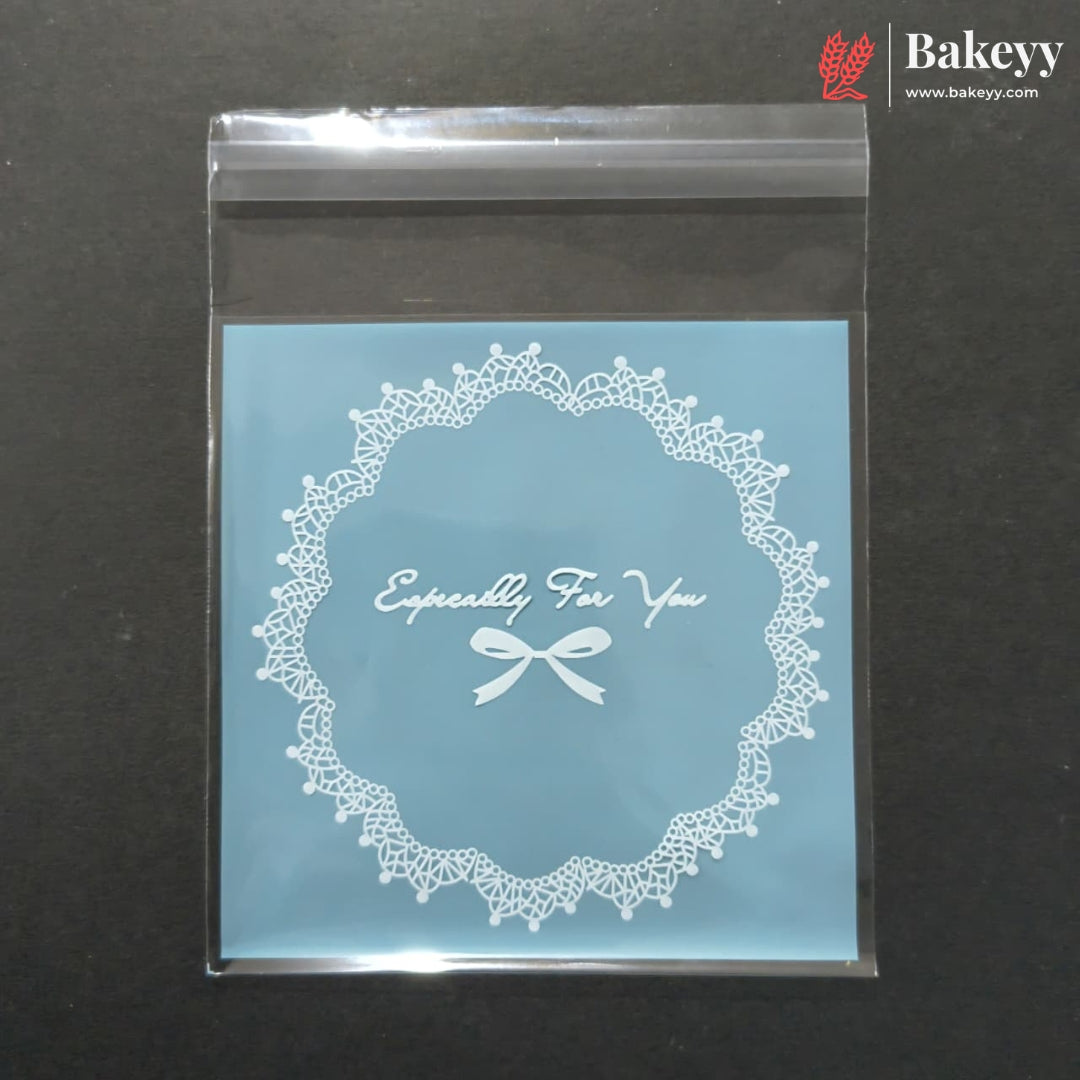10x10cm | Printed Self-Seal Cookie Pouch | Multiple Designs | Pack of 100