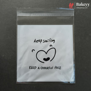 10x10cm | Printed Self-Seal Cookie Pouch | Multiple Designs | Pack of 100