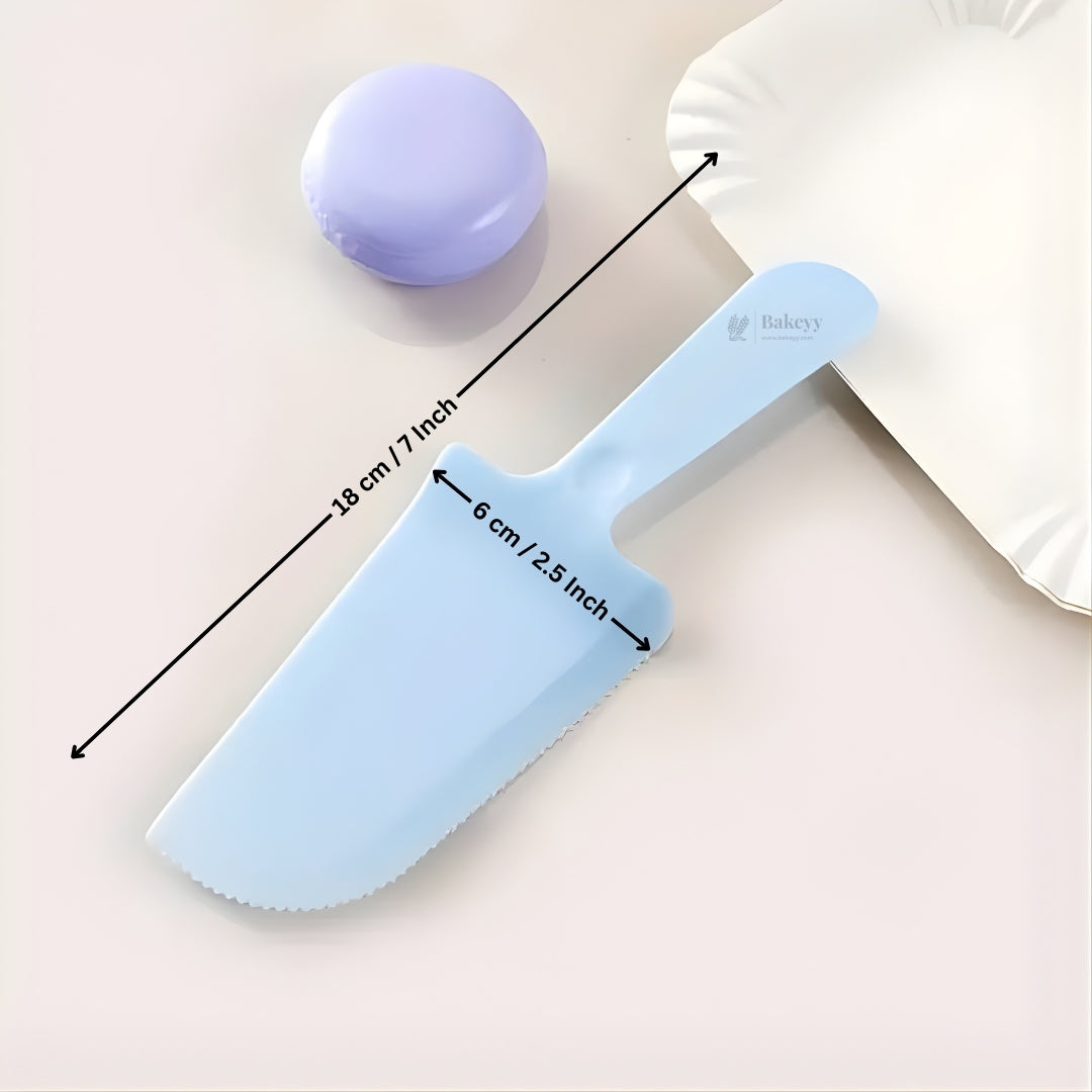 Cake Scraper Spatula Knife | Cutting and Serving | Plastic Cake Lifter & Dessert Server | Pack of 5